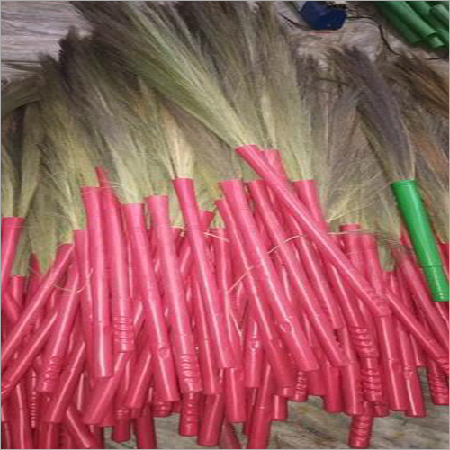 Long Brooms - ABS Plastic, Long Handle, Pink | Lightweight Design with Flagged Bristles for Cobwebs and Floor Cleaning