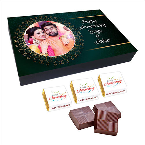 Brown Customized Anniversary Chocolate Gifts