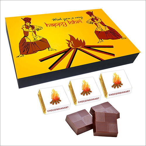 Printed Happy Lohri Chocolate Gift Box