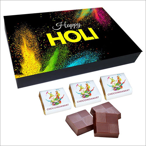 Chocolate Gift Box For Holi Wishes