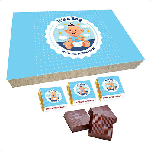 Brown Baby Boy Chocolate Gift Box