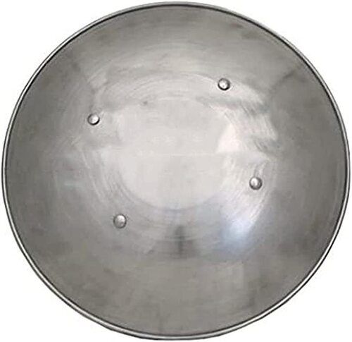 NauticalMart Steel Domed Medieval Shield Metallic One Size