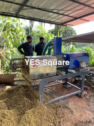 Stainless Steel Electric Cow Dung Dewatering Machine