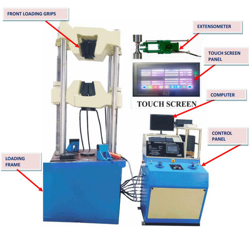 Blue Computerized Servo Controlled Universal Testing Machines Capacity-1000 Kn