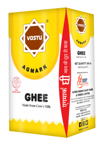 500 ml pure cow ghee sikka pack