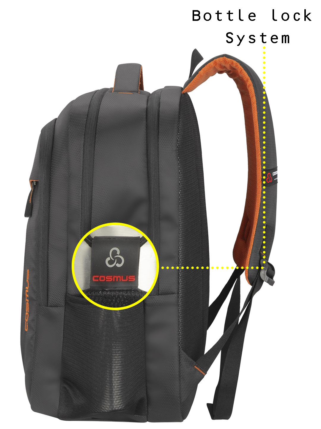 Cosmus Tuxer Dark Grey 38L Laptop Backpack