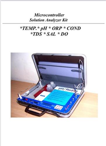 Microprocessor water analysis kit
