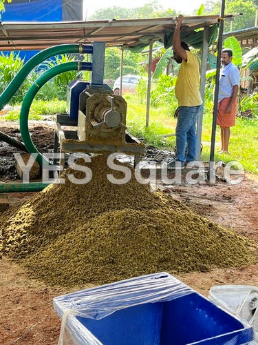 Blue Cow Dung Dewatering Machine In Alappuzha