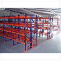 Industrial Storage Rack - Color: Orange-blue