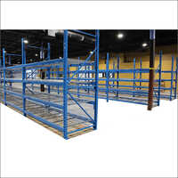 Industrial Light Duty Storage Rack - Mild Steel, Rectangle Shape, Blue Color | Durable, Low Upkeep, Easy Installation, Organized Display Solutions
