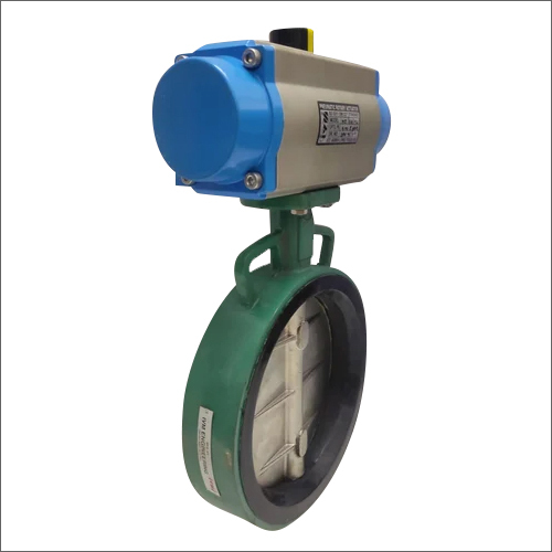 Pneumatic actuator operated Butterfly Valve