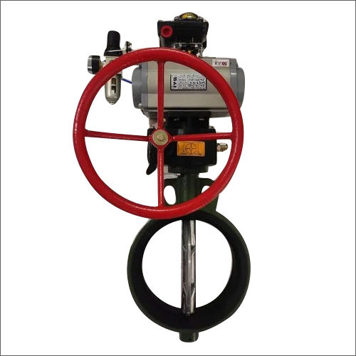 Pneumatic Actuator Operated Butterfly Valve