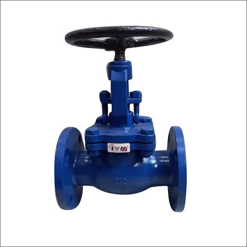 Blue Cast Iron Globe Valve