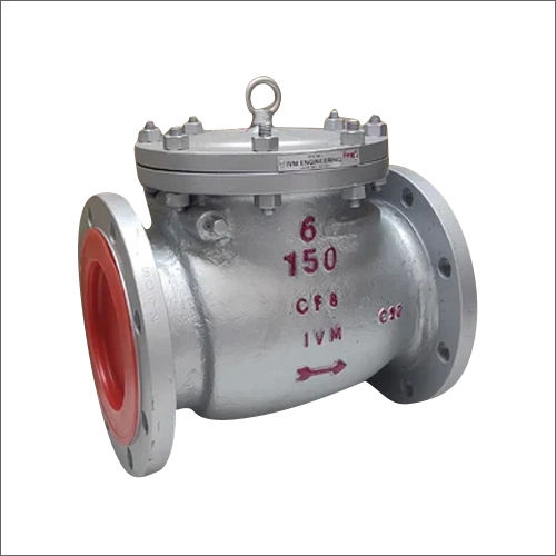 Cast Steel Swing Type Flanged Valve