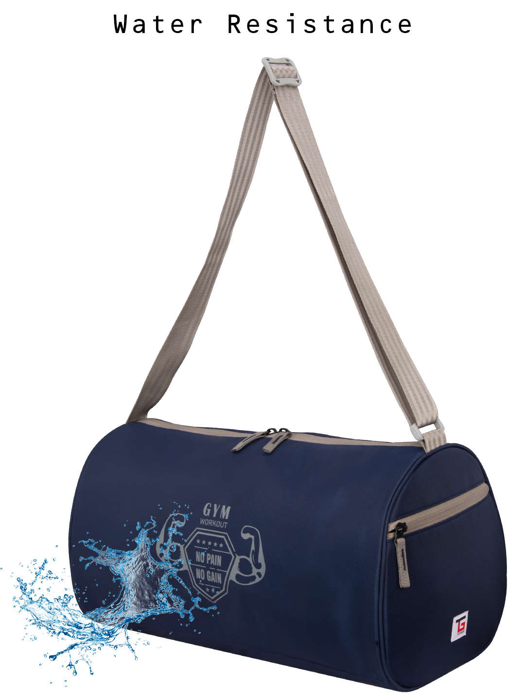 TUFFGEAR Workout 23 Litre Gym Bag - NAVY