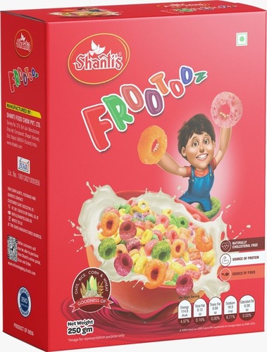 Multi Grain Fruit Rings - 250 Gm, Instant Breakfast Flakes | No Artificial Color, Ready to Eat, Mix Fruity Flavor