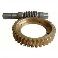 Worm Gear Set - Stainless Steel, Helical Gear Tooth Profile | Enhanced Friction Operation For Efficient Power Transmission