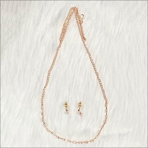 Different Available Artificial Imitation Rose Gold Pendant Set