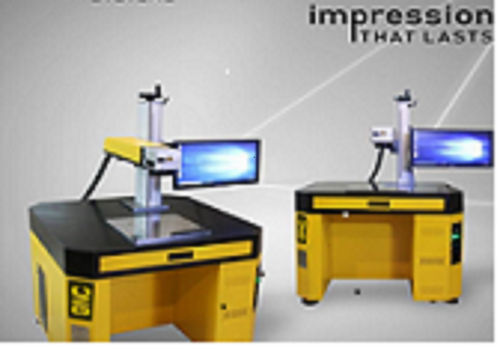 Mobile Charger Laser  Marking Machine - Color: Yellow