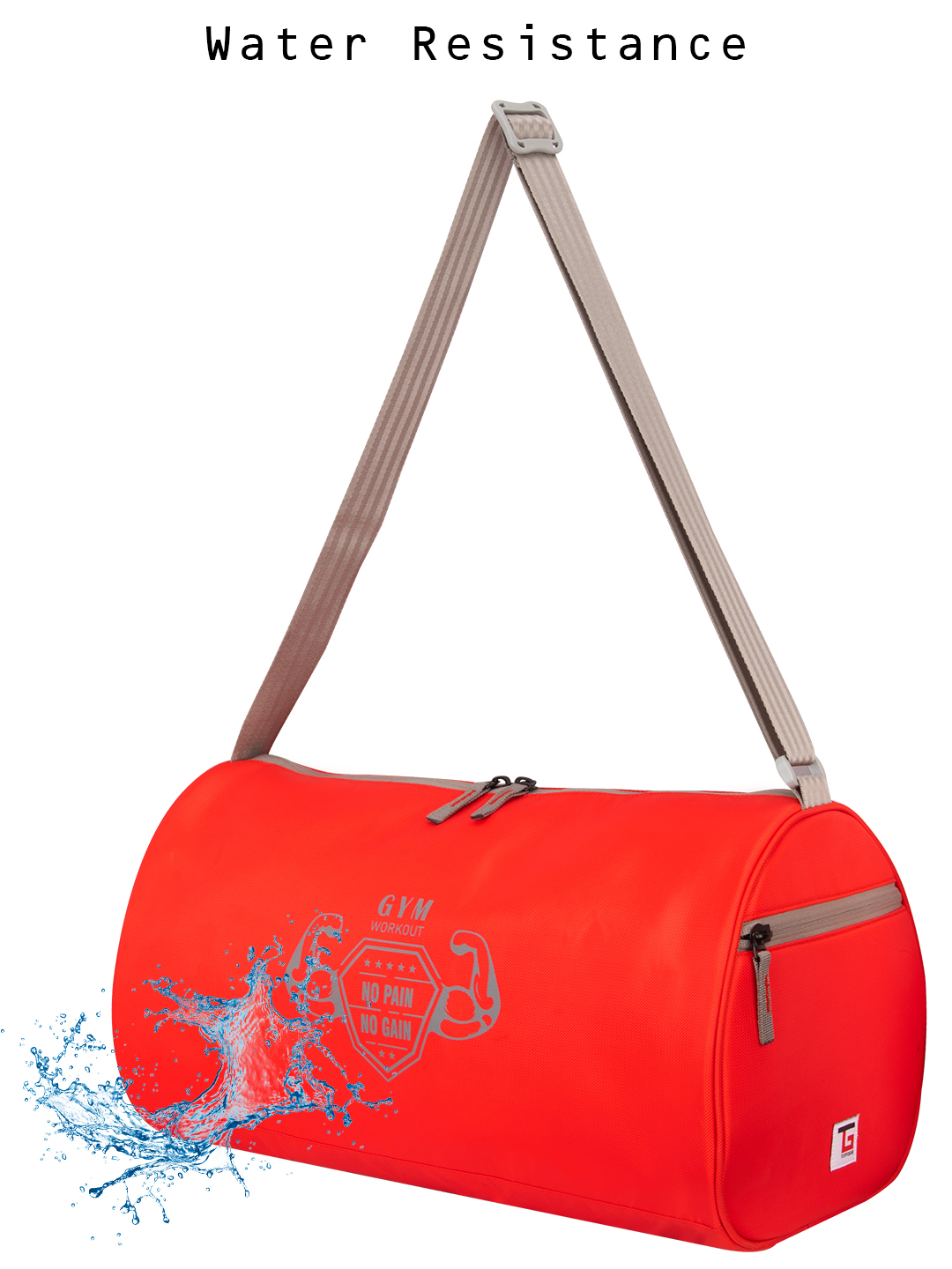 TUFFGEAR Workout 23 Litre Gym Duffle Bag - RED
