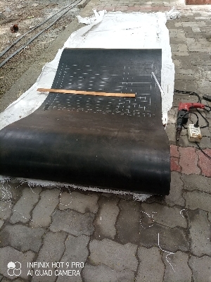 Shot blast conveyor belt