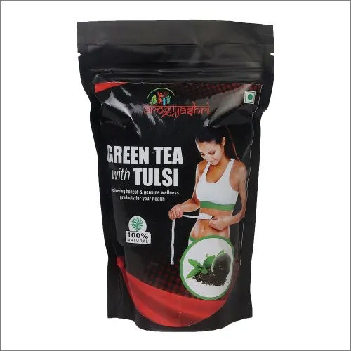 Green Tea With Tulsi Leaves - Color: Brown