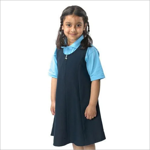 Girls School Half Sleeve Uniform