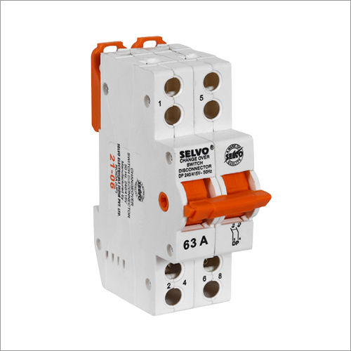 Selvo Double Pole Disconnector Switches With Mcb Change Over Exporter