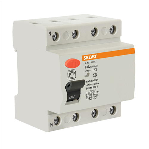 four pole Residual Current Circuit Breaker