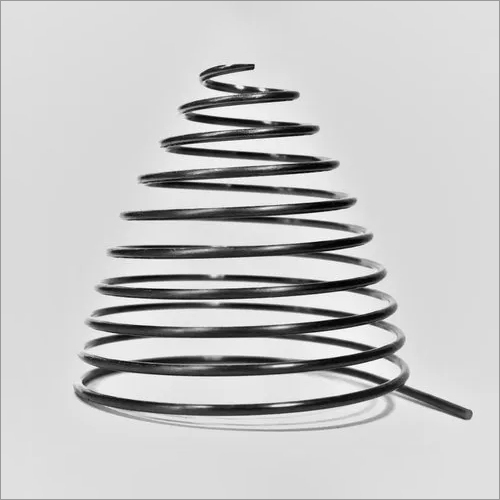 Silver Industrial Stainless Steel Conical Spring