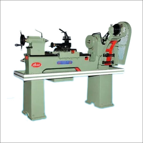 Green Cast Iron Semi Automatic Light Duty Lathe Machine