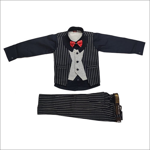 Washable Kids Cotton Baba 3 Piece Suit