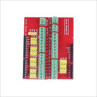 Screw Shield V3 Terminal Expansion Board - Abs Rigid Design, Red Color With E-test Reliability, Enhanced Overlapping Features For Dependable Connections