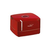 V-guard Stabilizer - Plastic, 10x10x5cm, Red | 2a Capacity, Voltage Range: 130-290vac, Automatic Restart, High/low Voltage Cut-off, 5-year Warranty
