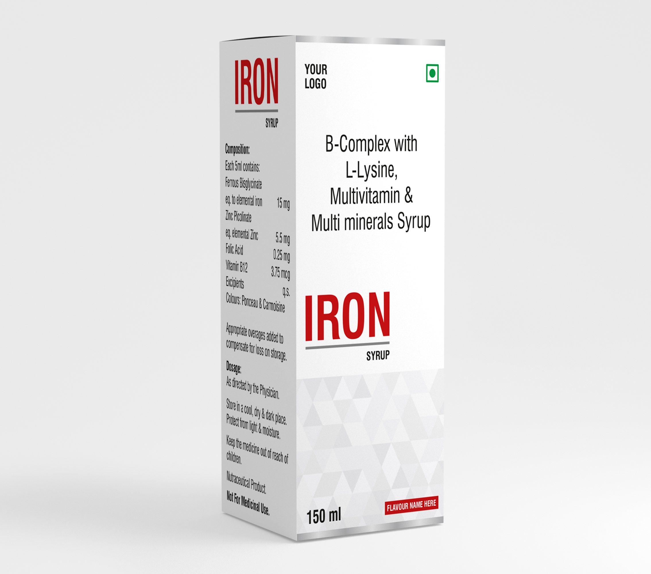 Folic Acid And Iron With Zinc Syrup
