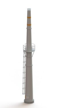 Industrial Chimney - Exhaust Type: Vented