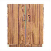 Polished 2 Sided Wooden Cabinet