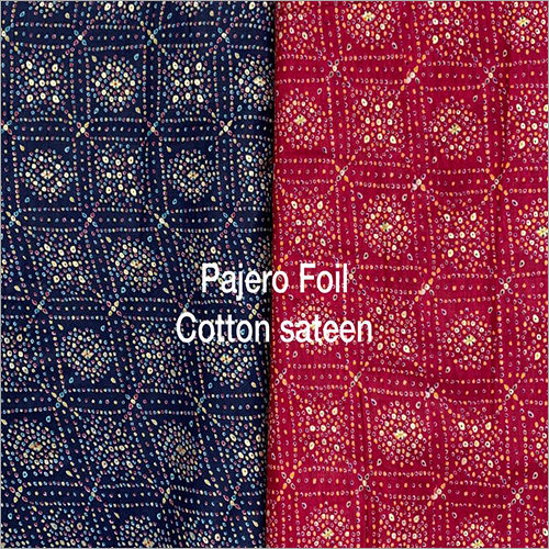 Pajero Foil Cotton Sateen Fabric