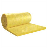 Yellow Fiber Glass Wool Blanket Application: Industrial