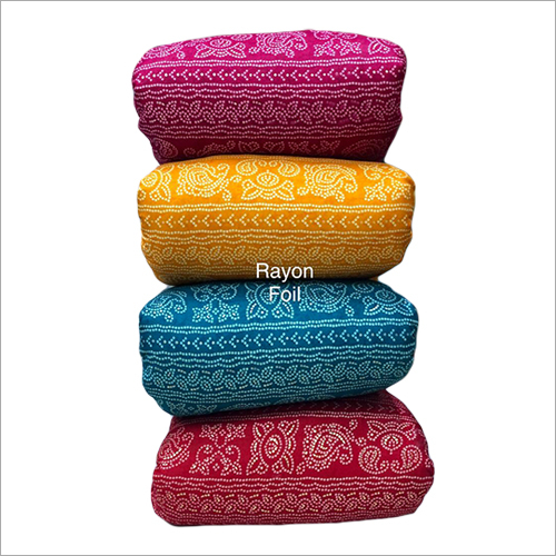Rayon Foil Fabric