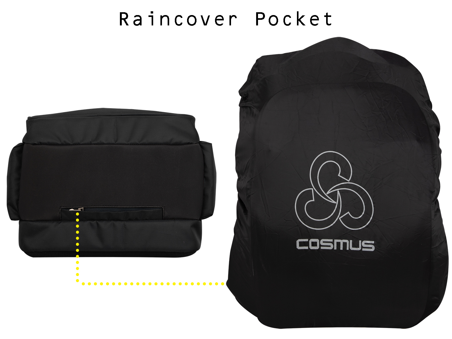 Blue Polyester Waterproof Laptop Backpack