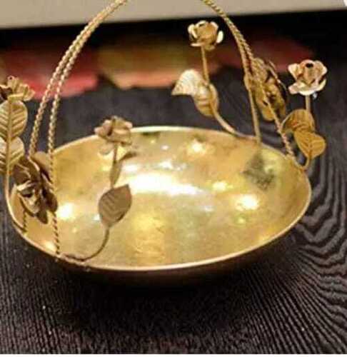 Brass Urli With Handle