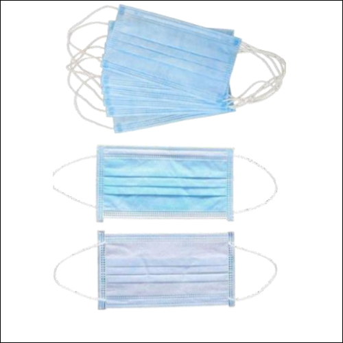 3 Ply Elastic Face Mask With Meltblown Filter Inner loop