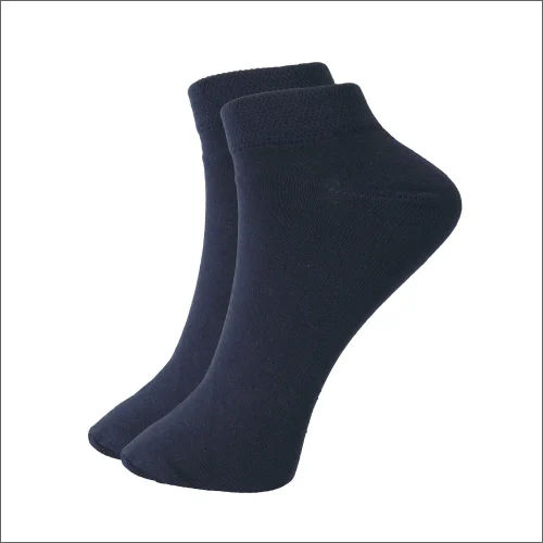 Washable Men Navy Blue Cotton Socks