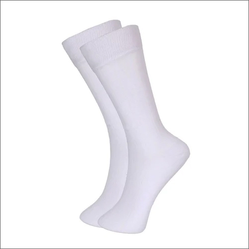 Men White Regular Socks