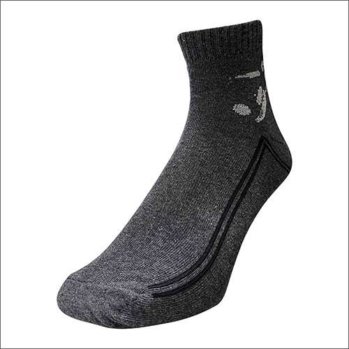 Mens Revlon Ankle Dark Grey Socks