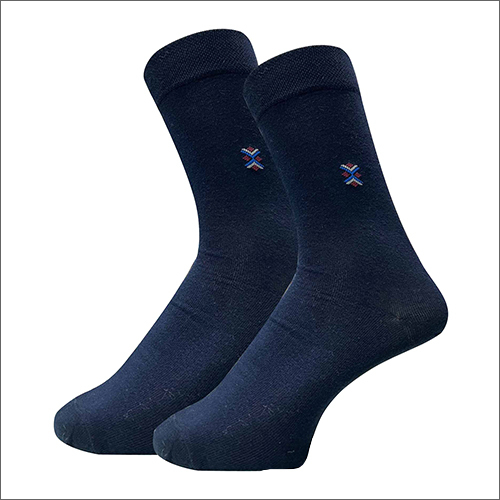 Mens Classic Regular Navy Blue Socks