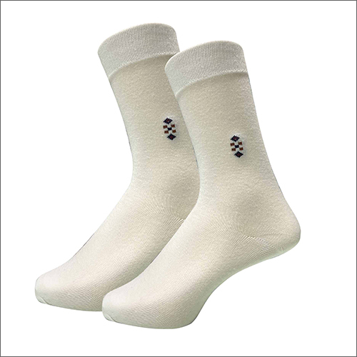 Mens King Regular White Socks