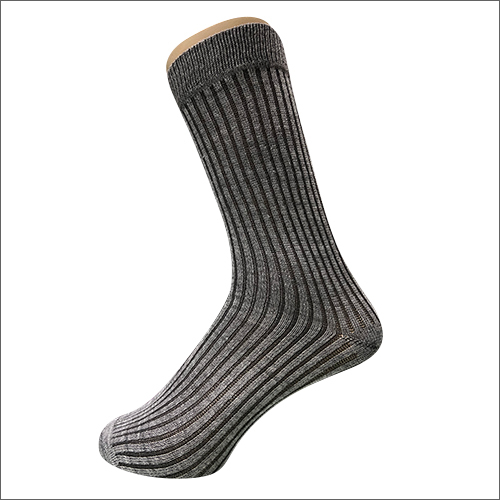 Mens Jaxon Woolen Regular Dark Grey Socks