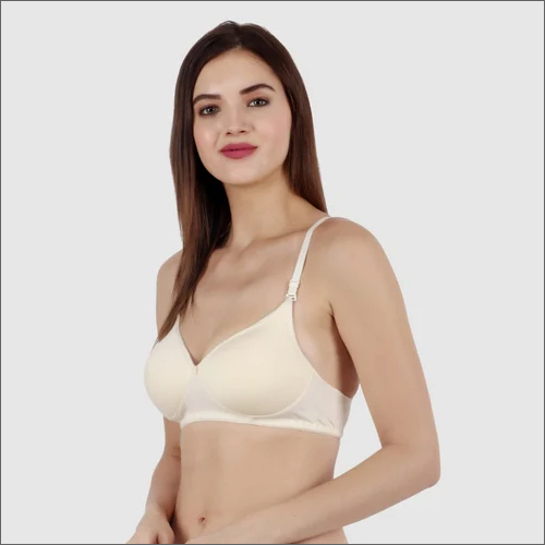 White Padded Bra